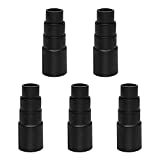 Adaptador de manguera de aspiradora Universal de 5 uds.-4 nodos Adaptador de manguera de succión de 10,3 cm para varios colectores de polvo/amoladora/lijadora/aspiradora